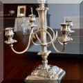 S06. Silverplate candelabra. 